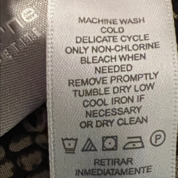 Brown & Tan Liz Claiborne 6P Patterned Shirt - Picture 4 of 7